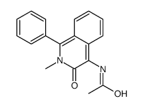 N-(2-methyl-3-oxo-1-phenylisoquinolin-4-yl)acetamide Structure
