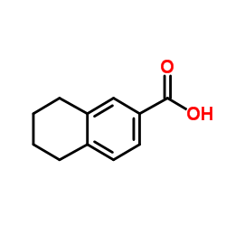 5,6,7,8-Tetrahydro-2-naphthalenecarboxylic acid Structure