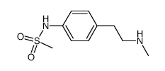 N-[2-(4-(methylsulfonylamino)-phenyl)ethyl]-N-methylamine Structure