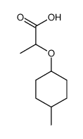 2-[(4-Methylcyclohexyl)oxy]propanoic acid Structure
