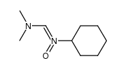 (Z)-N-cyclohexyl-α-(dimethylamino)nitrone结构式