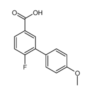 4-fluoro-3-(4-methoxyphenyl)benzoic acid Structure