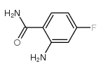 2-氨基-4-氟苯甲酰胺结构式