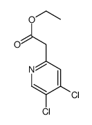 ethyl 2-(4,5-dichloropyridin-2-yl)acetate Structure
