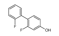 3-fluoro-4-(2-fluorophenyl)phenol结构式