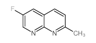 6-氟-2-甲基-1,8-萘啶结构式