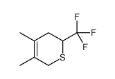 4,5-dimethyl-2-(trifluoromethyl)-3,6-dihydro-2H-thiopyran Structure