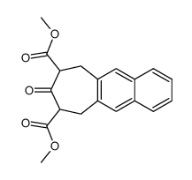 dimethyl 1,2,4,5-tetrahydro-3-oxonaphtho<2,3-d>cycloheptene-2,4-dicarboxylate结构式