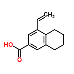 4-Vinyl-5,6,7,8-tetrahydro-2-naphthalenecarboxylic acid Structure