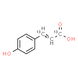对羟基肉桂酸-1,2,3-13C₃结构式