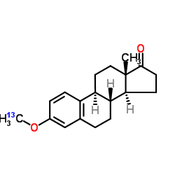3-[(13C,2H3)Methyloxy]estra-1,3,5(10)-trien-17-one Structure