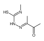 1-methyl-3-(3-oxobutan-2-ylideneamino)thiourea结构式
