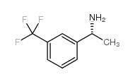 (R)-1-[3-(三氟甲基)苯基]乙胺结构式