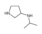 异丙基-吡咯烷-3-基-胺结构式