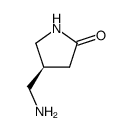 (S)-4-(Aminomethyl)pyrrolidin-2-one Structure