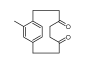 3,6-diketo-10-methyl[8]paracyclophane Structure