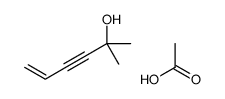 acetic acid,2-methylhex-5-en-3-yn-2-ol Structure