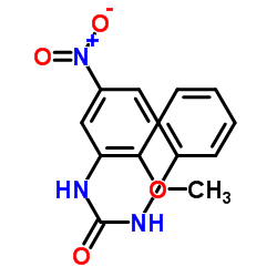 1-(2-Methoxy-5-nitrophenyl)-3-phenylurea结构式