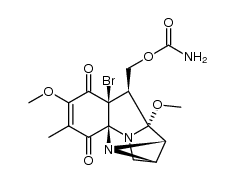 (8aS)-8a-bromoalbomitomycin A结构式