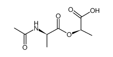 ac-d-ala-d-lactic acid Structure