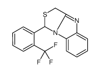 1-[2-(trifluoromethyl)phenyl]-1,3-dihydro-[1,3]thiazolo[3,4-a]benzimidazole结构式