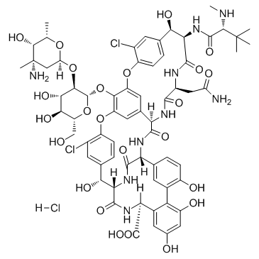 盐酸万古霉素结构式