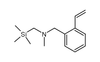 N-methyl-N-[(trimethylsilyl)methyl]-2-vinylbenzylamine Structure