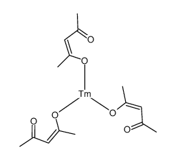 Thulium(III) 2,4-pentanedionate Structure