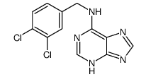 N-[(3,4-dichlorophenyl)methyl]-7H-purin-6-amine结构式