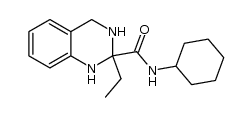 N-cyclohexyl-2-ethyl-1,2,3,4-tetrahydroquinazoline-2-carboxamide结构式