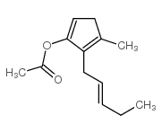 2-hexen-1-yl cyclopentanyl acetate structure
