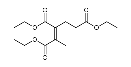3-pentene-1,3,4-tricarboxylic acid 1,3,4-triethyl ester Structure