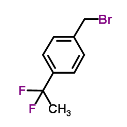 1-(Bromomethyl)-4-(1,1-difluoroethyl)benzene Structure