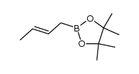 CIS-2-(2-BUTEN-1-YL)-4,4,5,5-TETRAMETHYL-1,3,2-DIOXABOROLANE Structure