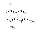 5-氯-2,8-二甲基喹啉结构式