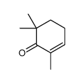 2,6,6-trimethyl-2-cyclohexen-1-one structure