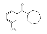 azepan-1-yl-(3-methylphenyl)methanone结构式