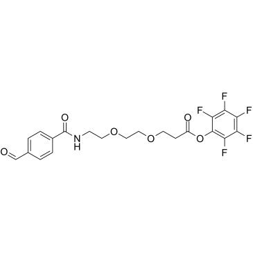 Ald-Ph-amido-PEG2-C2-Pfp ester结构式