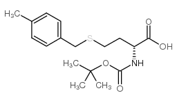 (R)-2-(boc-氨基)-4-(4-甲基苄基磺酰基)丁酸结构式