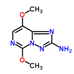 5,8-Dimethoxy-[1,2,4]triazolo[1,5-c]pyrimidin-2-amine Structure