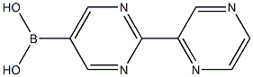 (2-(pyrazin-2-yl)pyrimidin-5-yl)boronic acid Structure