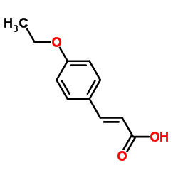 (2E)-3-(4-Ethoxyphenyl)acrylic acid Structure