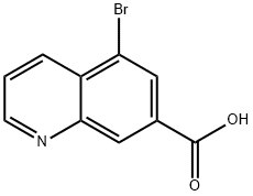 5-溴喹啉-7-甲酸结构式
