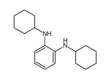 1-N,2-N-dicyclohexylbenzene-1,2-diamine结构式