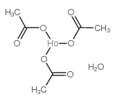 Holmium(III) acetate monohydrate Structure