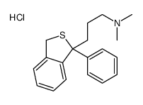 dimethyl-[3-(1-phenyl-3H-2-benzothiophen-1-yl)propyl]azanium,chloride Structure