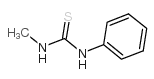 1-Methyl-3-phenyl-2-thiourea Structure