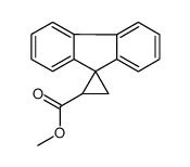 methyl spiro[cyclopropane-2,9'-fluorene]-1-carboxylate结构式