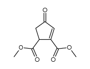 (Rac)-4-oxocyclopent-2-ene-1,2-dicarboxylic acid dimethyl ester Structure