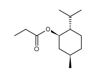 (-)-menthyl propionate结构式